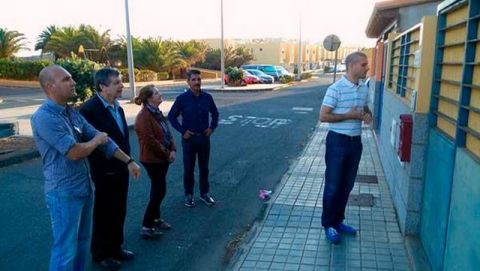 El PP de G&aacute;ldar recorre las calles de Sardina