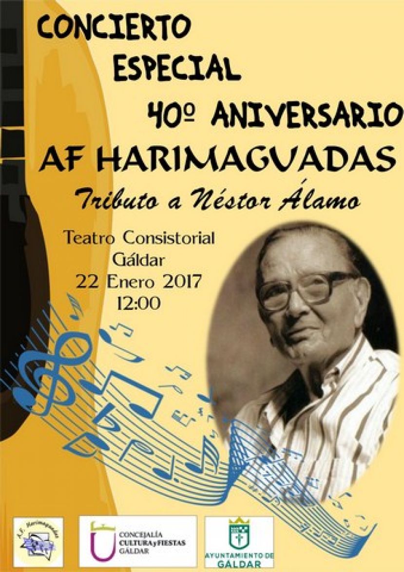 G&aacute;ldar: concierto del 40 aniversario de la agrupaci&oacute;n Harimaguadas