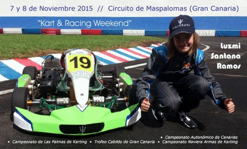 Karting: Luzmi Santana Ramos en el Trofeo Cabildo de Gran Canaria