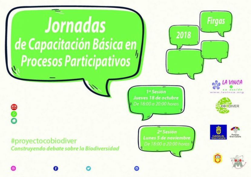 Firgas: Jornadas de capacitación básica en procesos participativos