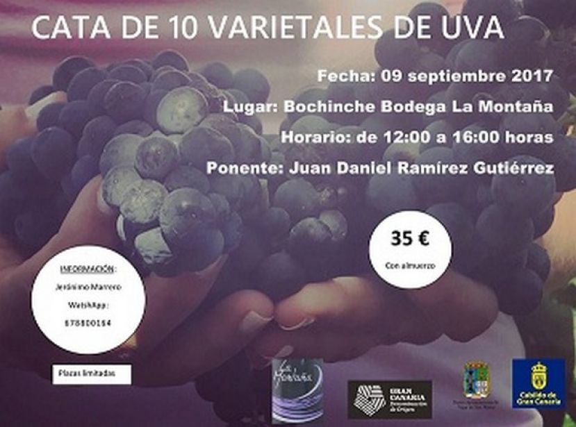 Diez variedades de uva de Gran Canaria, a examen en una cata varietal de especies
