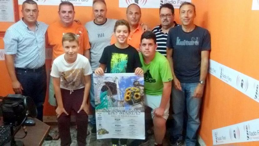 La Peña UDLP Virgen de Guía se presentó en Tertulia Amarilla de Radio Faro
