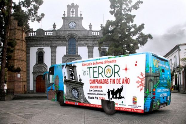 Teror: Servicio de transporte p&uacute;blico para celebrar las campanadas de Fin de A&ntilde;o
