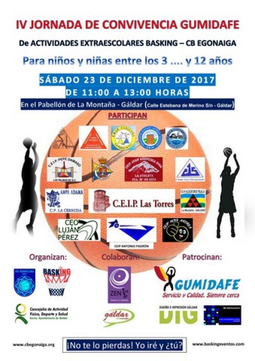 IV Jornada de Baloncesto en Gáldar el 23 de diciembre