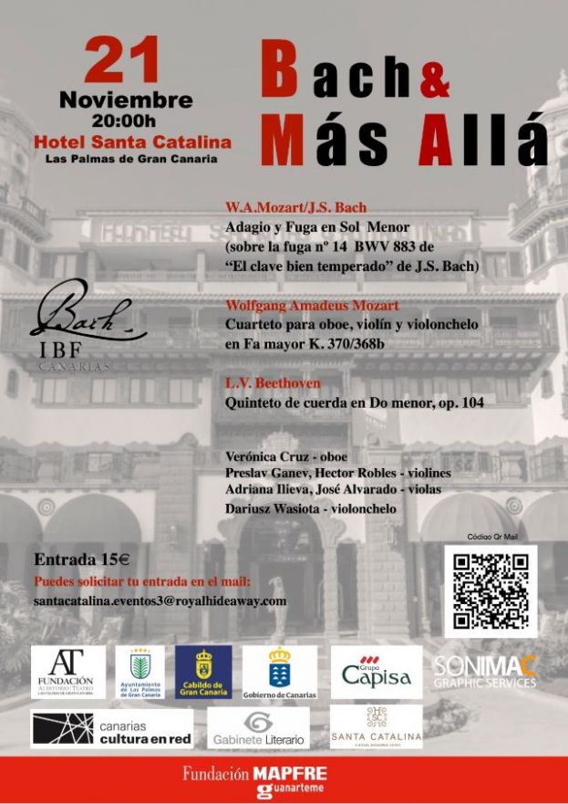 El Hotel Santa Catalina Royal Hideaway acoge el International Bach Festival 2020