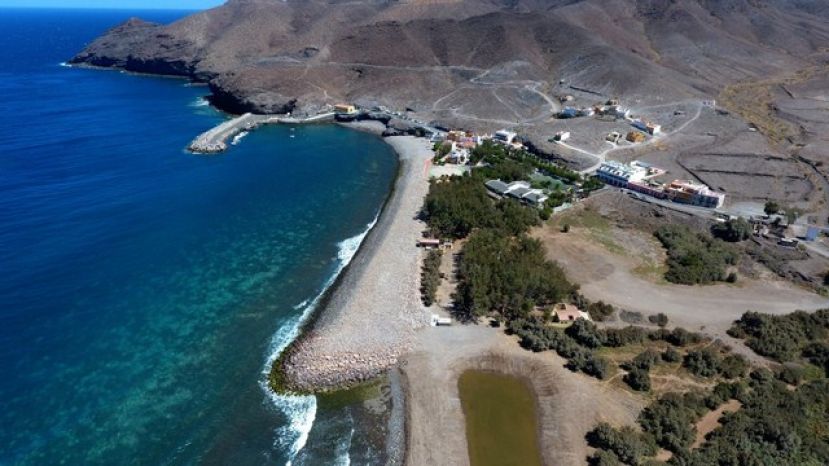 La Aldea: Fin de las obras de reparación y protección del borde litoral de la Playa