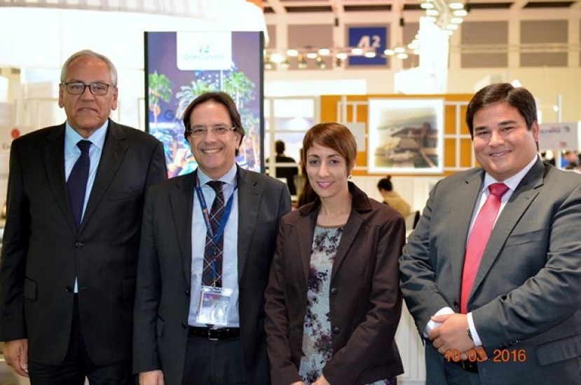 Mogán exhibe en Berlín su potencial para el turismo de salud, náutico y deportivo