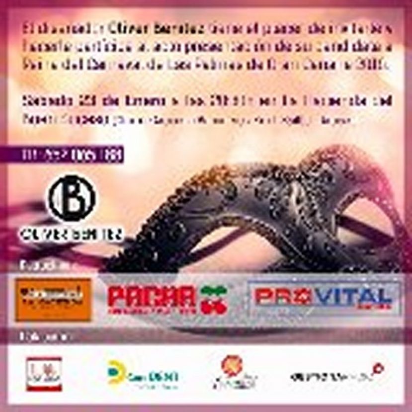 Presentaci&oacute;n de Candidatas dise&ntilde;adas por &Oacute;liver Ben&iacute;tez para el Carnaval