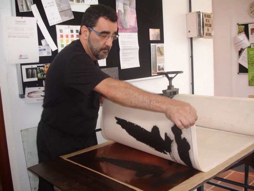 Tres proyectos art&iacute;sticos se presentan en el Taller de Grabado del Cabildo