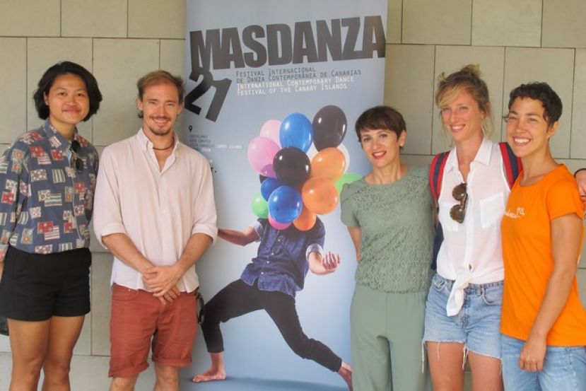 Rueda de prensa ofrecida por los participantes en la 21ª edición de Masdanza