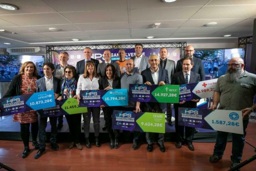 La HPS San Silvestre entrega m&aacute;s de 85.000 euros para proyectos sociales