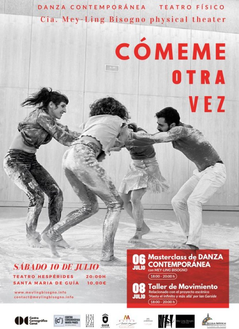 El espectáculo de danza ‘Cómeme otra vez’, llega a Guía el próximo 10 de julio
