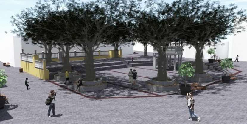 La Aldea: La Alameda y la calle Juan Del Río Ayala se integran en la zona comercial
