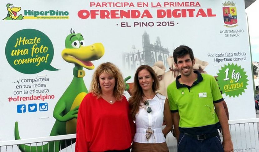Teror: La Fiesta del Pino estrena la primera Ofrenda Digital a la Virgen
