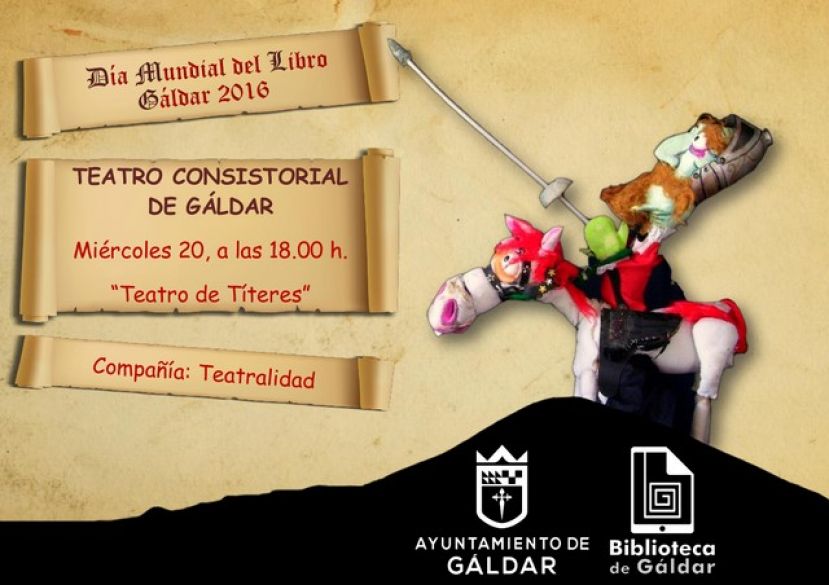 G&aacute;ldar: &ldquo;Don Cervantes desde el cielo&rdquo;, t&iacute;teres y marionetas