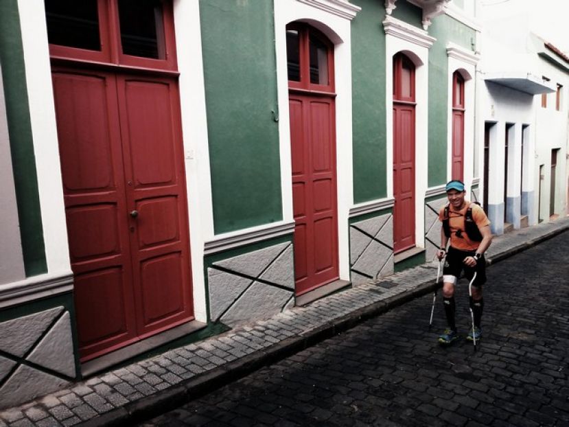 Transgrancanaria360&ordm;: Peter Kienzl, lleg&oacute; a la Base de Vida ubicada en Gu&iacute;a