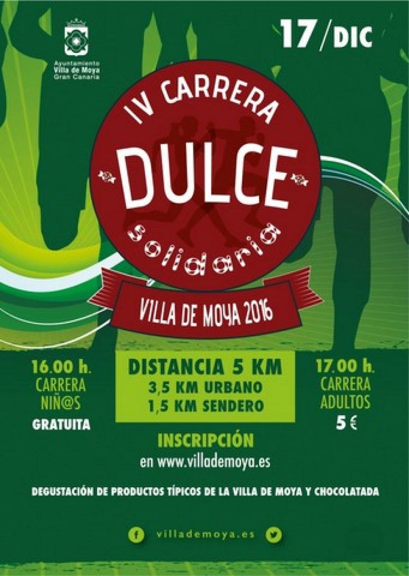 Abiertas las inscripciones para la IV Carrera Dulce Solidaria Villa de Moya
