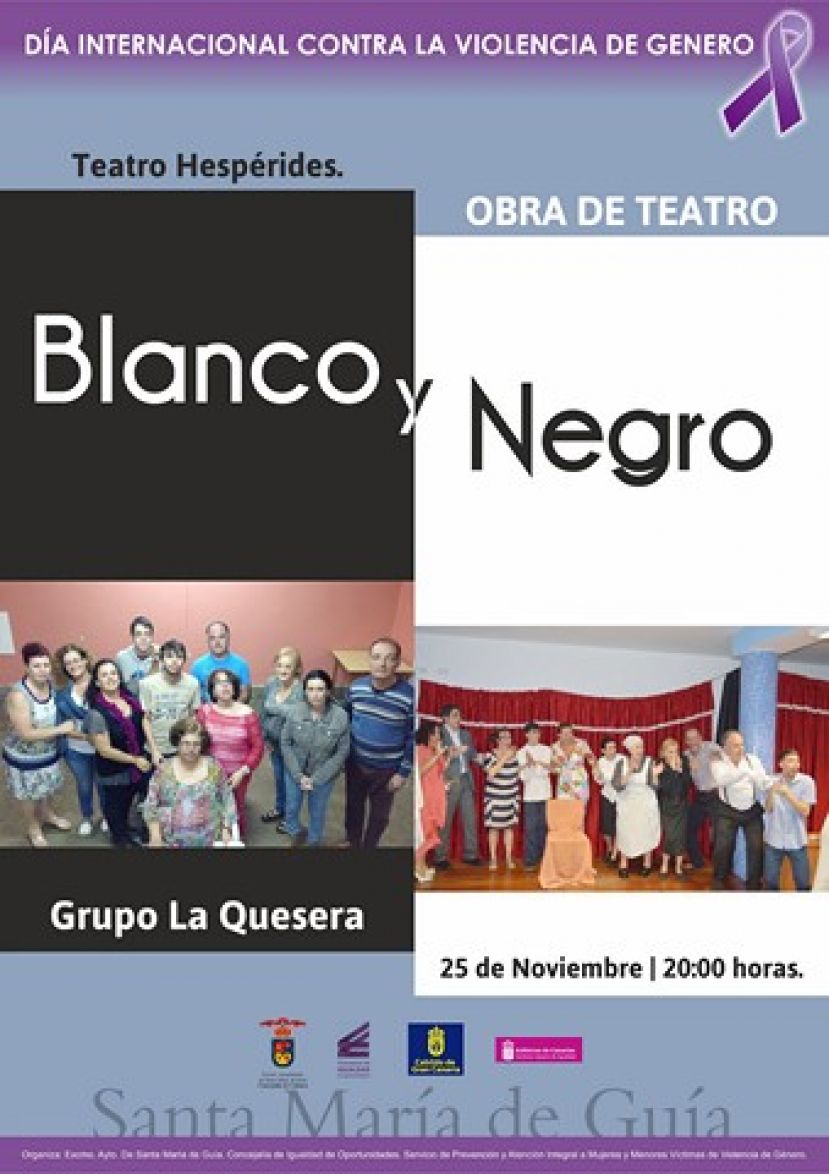 Guía: Representación de la obra “Blanco y Negro” a cargo del grupo La Quesera