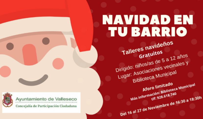 La magia de la Navidad por los diferentes barrios de Valleseco