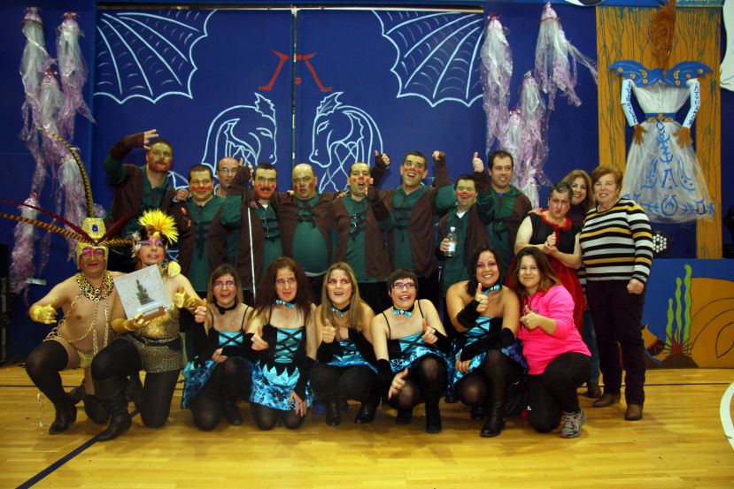 Valleseco: El Centro Ocupacional lleva divertimiento y ocio al carnaval de Gáldar