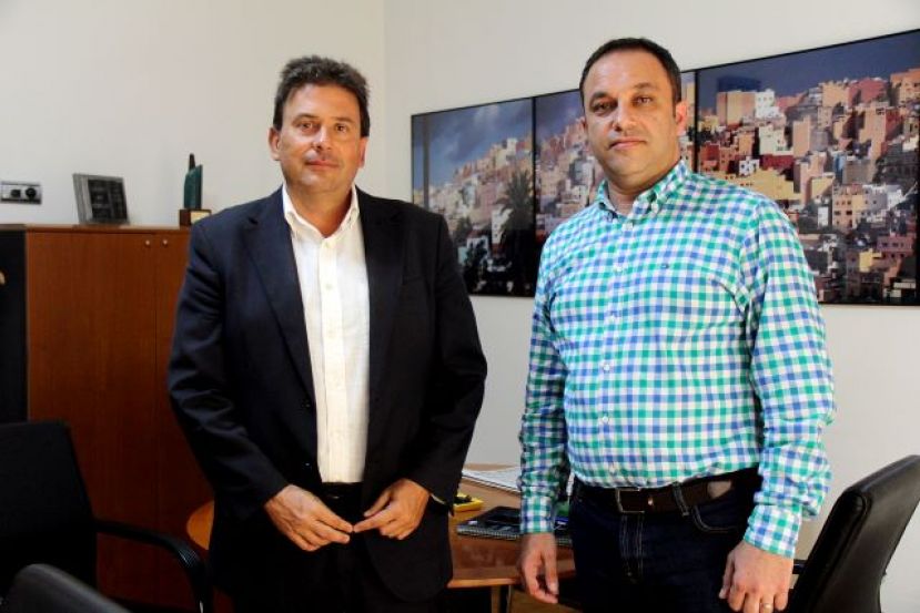 Villa de Moya: Buena sintonía con el consejero insular de Obras Públicas