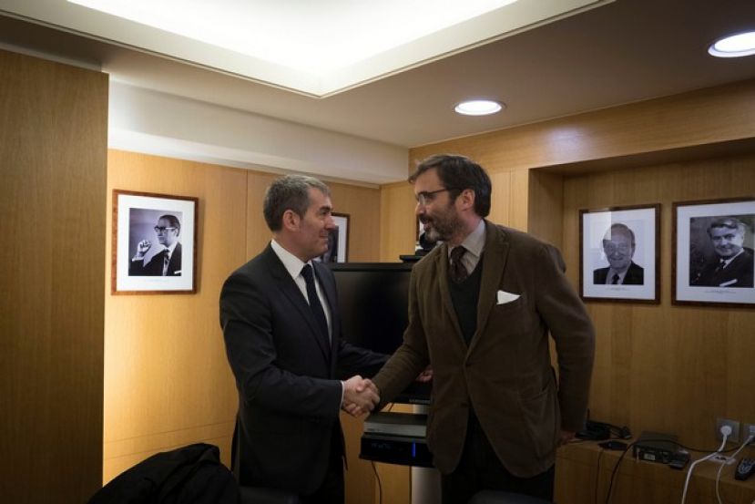 Fernando Clavijo presenta el programa de la presidencia canaria de las RUP en la UE