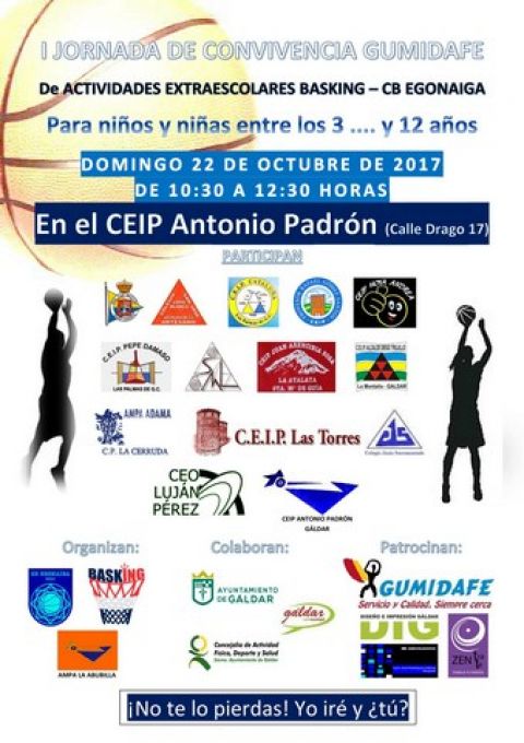 Este domingo, el CB Egonaiga celebrará su I Jornada de Convivencia Gumidafe