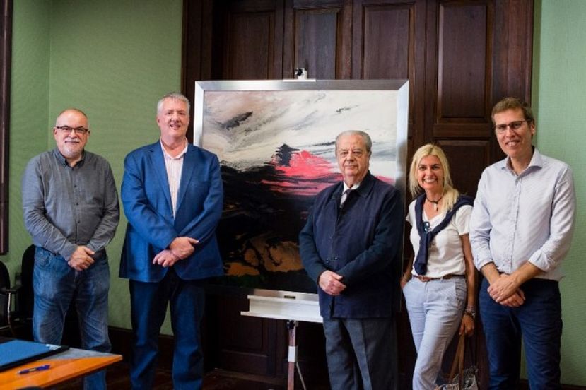 La familia de Pino Ojeda dona una obra de la artista a la Colección del CAAM