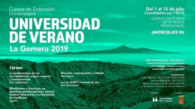 La Universidad de Verano de La Gomera inicia sus cursos este martes
