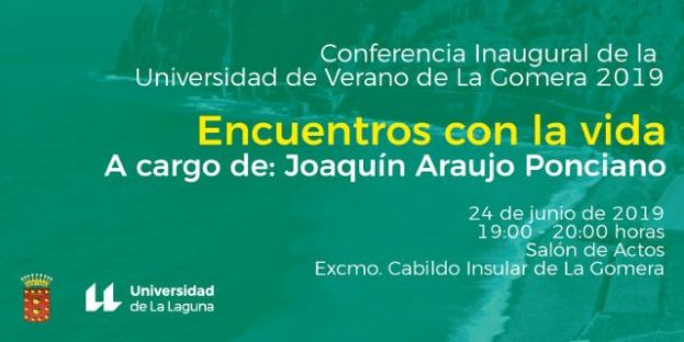 Joaqu&iacute;n Araujo y Francis P&eacute;rez abren la Universidad de Verano de La Gomera