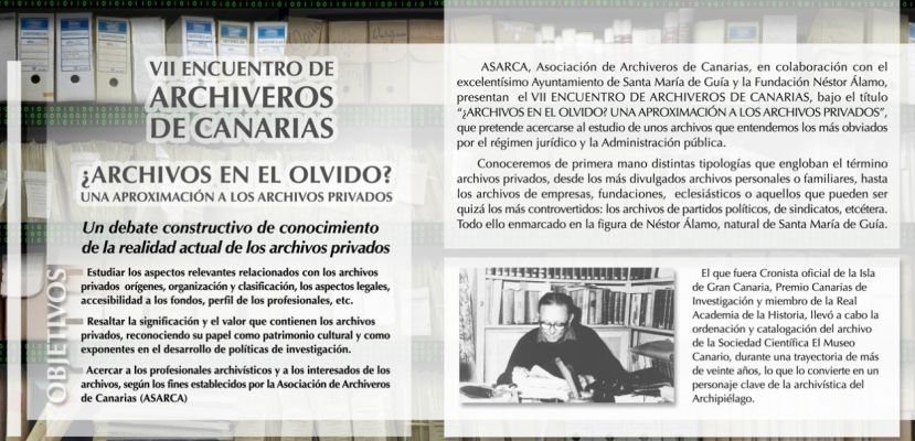 Santa Mar&iacute;a de Gu&iacute;a ser&aacute; la Sede del VII Encuentro de Archiveros de Canarias