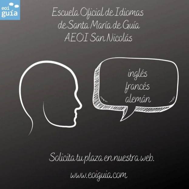 Abierta la solicitud de plazas en la Escuela Oficial de Idiomas de Santa María de Guía