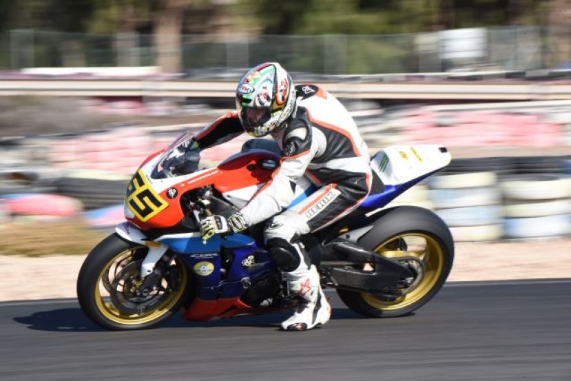El piloto de Honda Canarias Kenny Huertas, subcampeón de Canarias