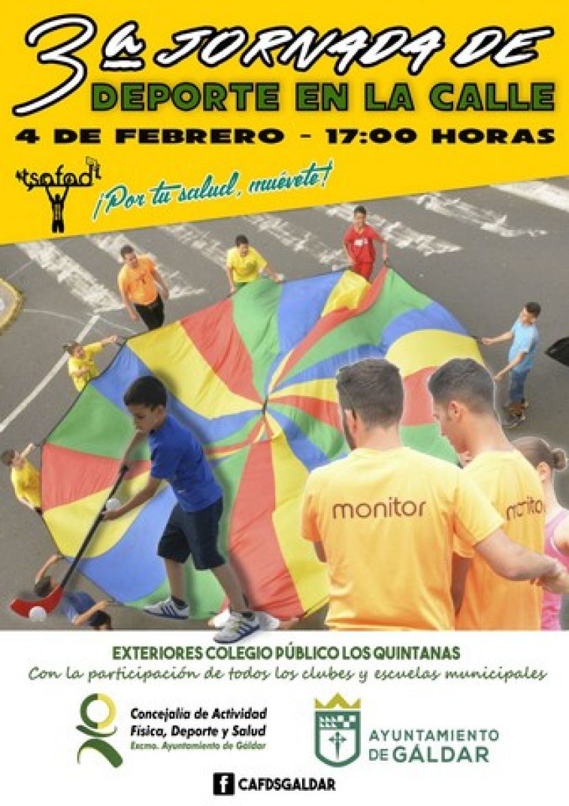G&aacute;ldar celebra su III Jornada Deporte en la Calle