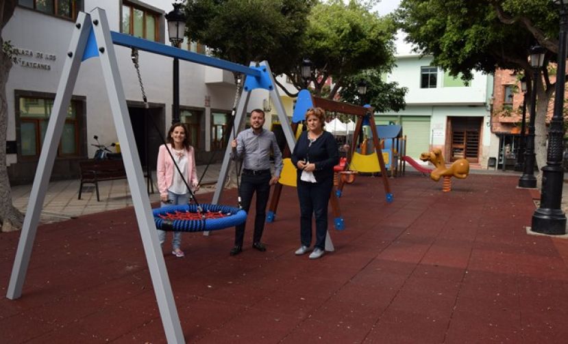 Gáldar: El Ayuntamiento adapta el parque de la Plaza de los Faycanes