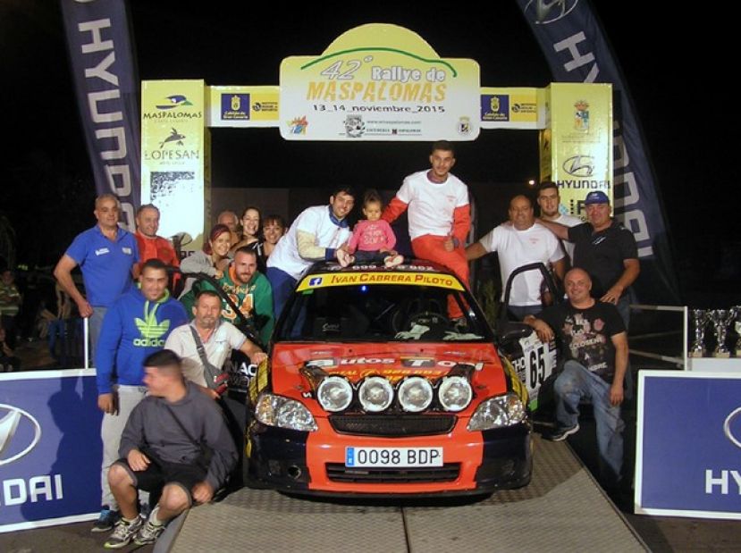 Positivo debut en Rallyes para Iv&aacute;n Cabrera y Samuel Rodr&iacute;guez con Honda Civic