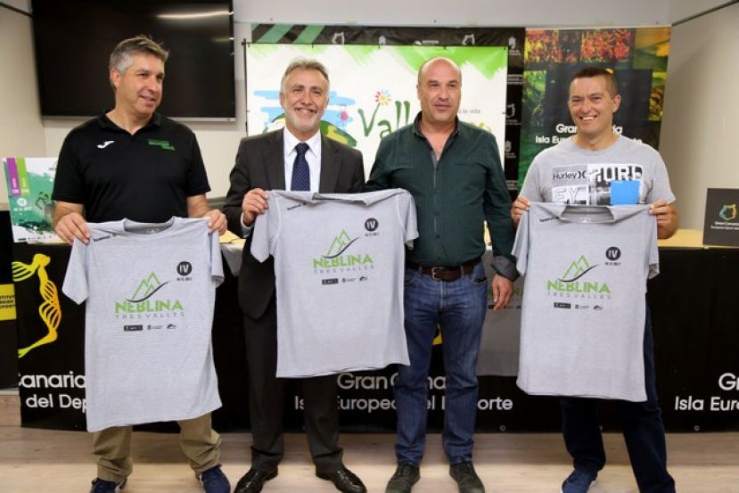 Valleseco presenta la cuarta carrera de montaña Neblina Tres Valles