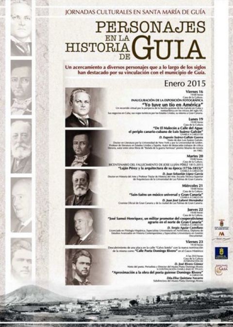 Guía: Conferencia  “Luján Pérez y la arquitectura de su época (1756-1815)” en la Casa de la Cultura