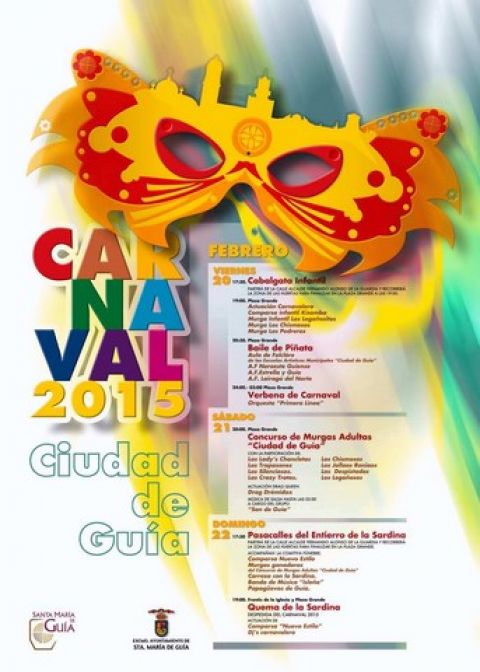 Guía celebrará este año las fiestas de Carnaval del 20 al 22 de febrero