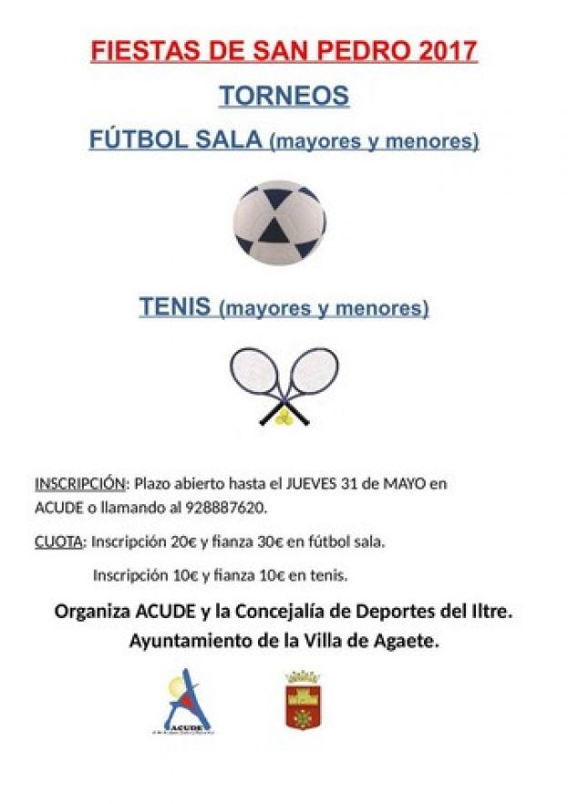 Agaete: Las fiestas de San Pedro celebran los torneos de f&uacute;tbol sala y tenis