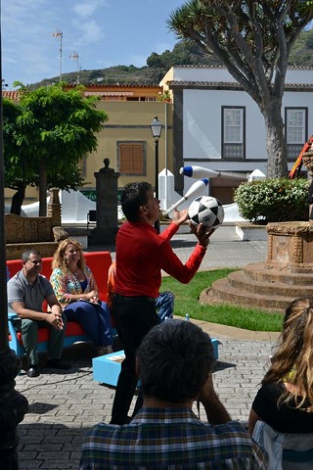 Este fin de semana Teror vivirá El Festival Internacional de Arte en la Calle “en Pie”