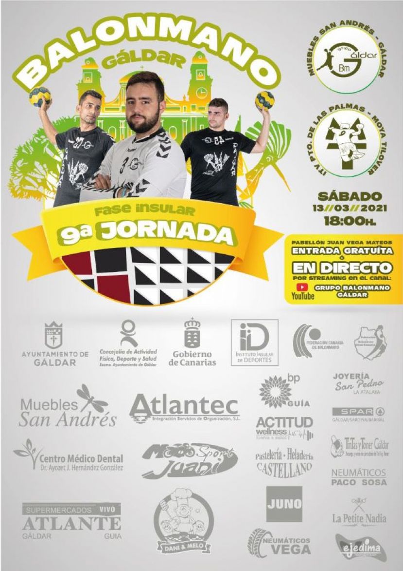 G&aacute;ldar: El s&aacute;bado, jornada de balonmano completa en el Juan Vega Mateos