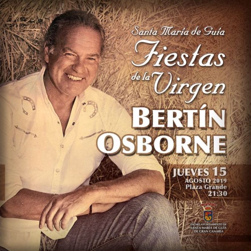 Bertín Osborne pone hoy el broche de oro a las fiestas patronales de la Virgen de Guía