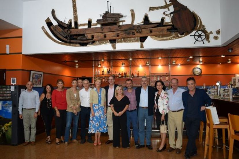 Visita del almirante comandante del Mando Naval de Canarias a Lanzarote