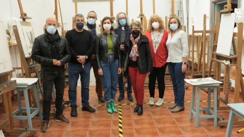 GUACIMARA MEDINA PROPONE EN SU VISITA A LA ESCUELA LUJÁN PÉREZ ACTIVAR UN CONVENIO DE COLABORACIÓN ENTRE EL CABILDO Y EL CITADO CENTRO