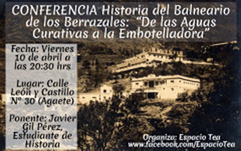 La historia del Balneario de los Berrazales, en el Espacio Tea de Agaete
