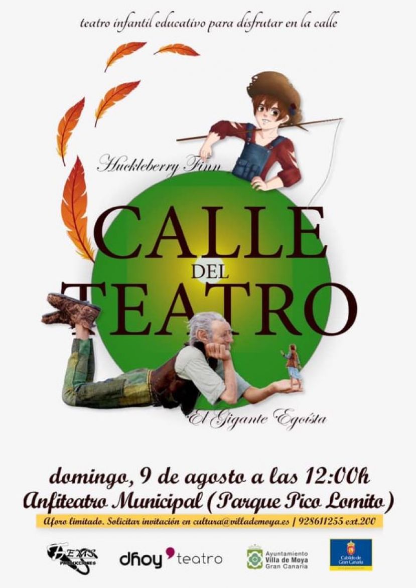 Villa de Moya: Jornada hoy de teatro infantil en el Anfiteatro del Parque Pico Lomito