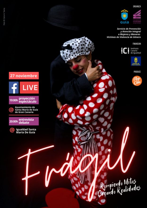 Gu&iacute;a: La obra &lsquo;Fr&aacute;gil&rsquo;, este viernes online a trav&eacute;s del Facebook del Ayuntamiento
