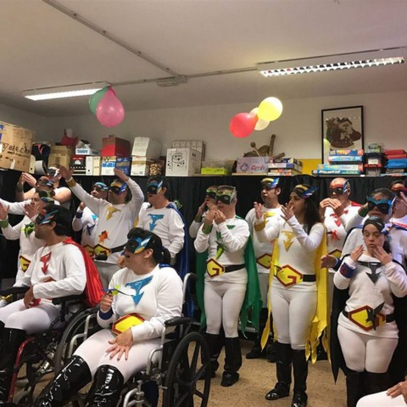 La Aldea: El Centro de Discapacitados ha celebrado su fiesta de Carnaval