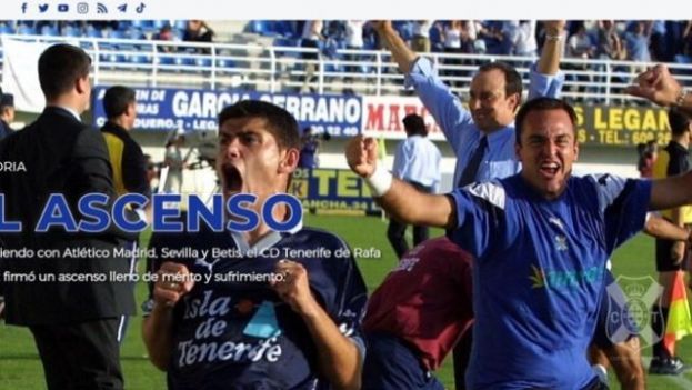 El CD Tenerife estrena un portal sobre la historia del club